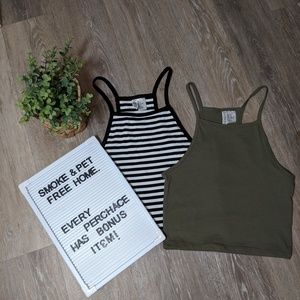 2 pack Cropped tank tops